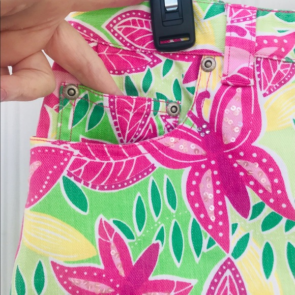 Lilly Pulitzer “Summer Fling”print Skirt EUC - Picture 7 of 8
